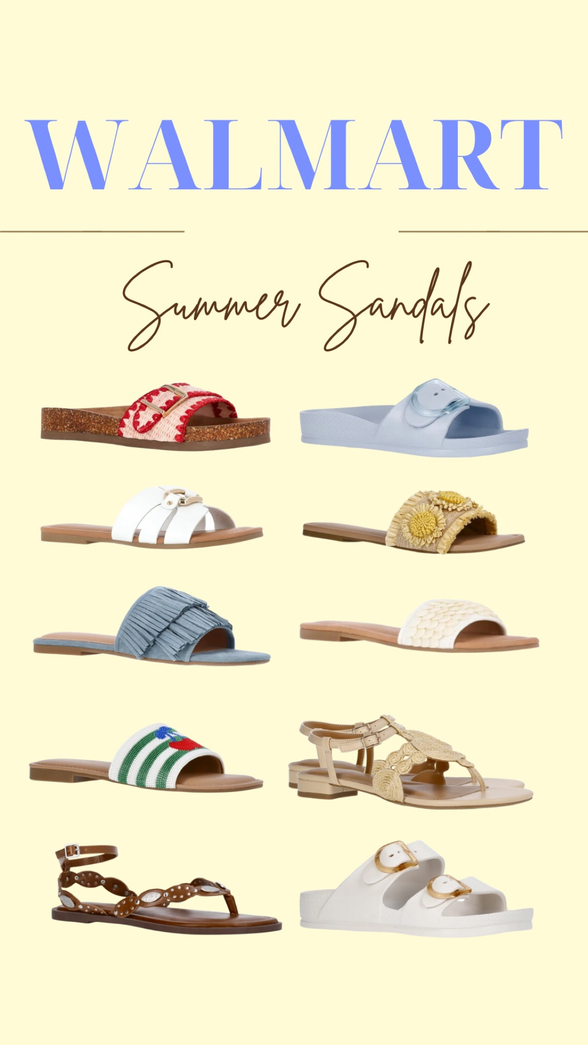 Walmart Summer Sandals


Affordable women’s sandals. Trending women’s sandals for less.

#LTKSeasonal #LTKmomlife #LTKOver40
