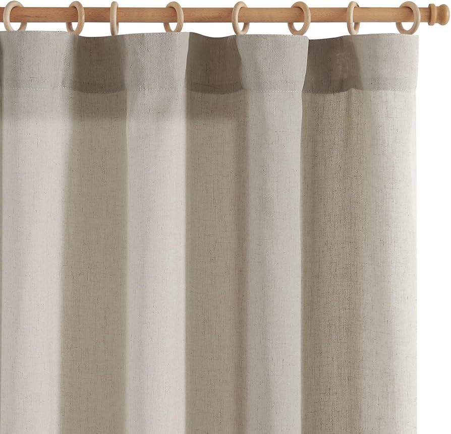 Jinchan Soft Linen Curtains, Tan … Curated On Ltk