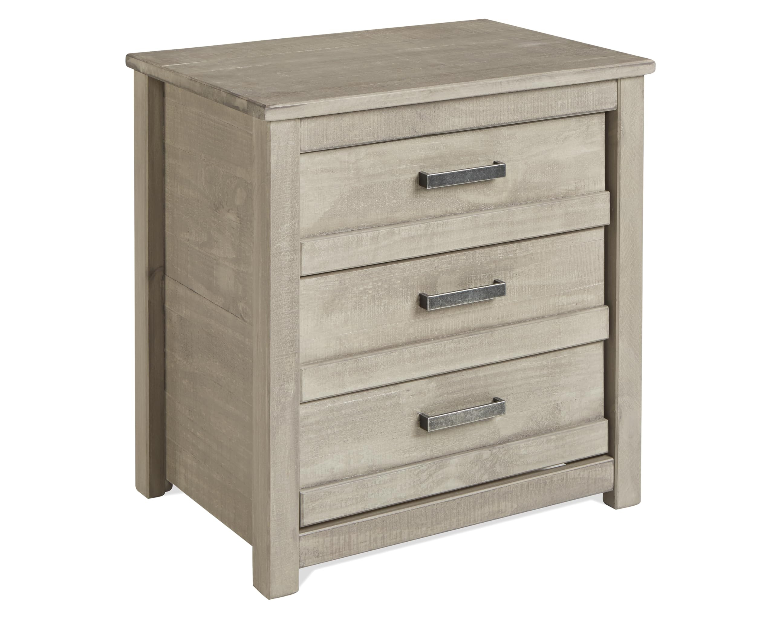 Camaflexi 3-Drawer Night Stand in Antique Gray Finish | Amazon (US)
