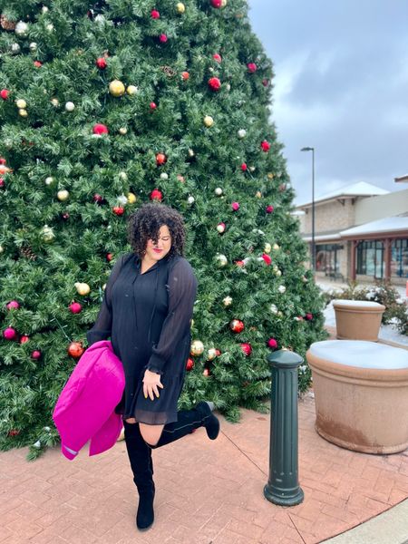 Can’t go wrong with a little black dress. 

You can easily punch it up with a brightly colored coat or accessories!

On sale now for Black Friday!

#sponsored 

#LTKsalealert #LTKHoliday #LTKCyberweek