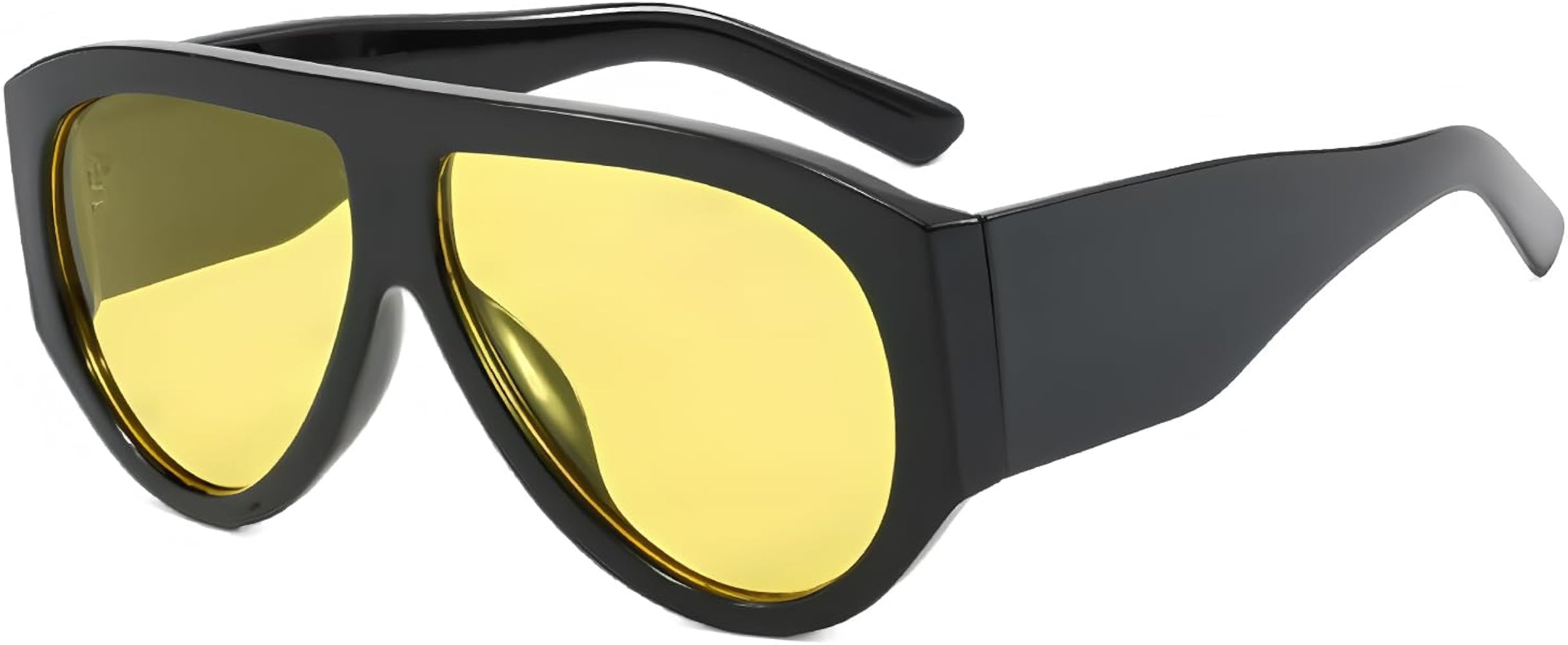 ADE WU Trendy Aviator Sunglasses for Women Men Oversized Pilots Shades | Amazon (US)