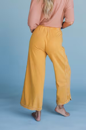 So Comfy Wide Leg Pant Cropped Length — Three Bird Nest | Three Bird Nest