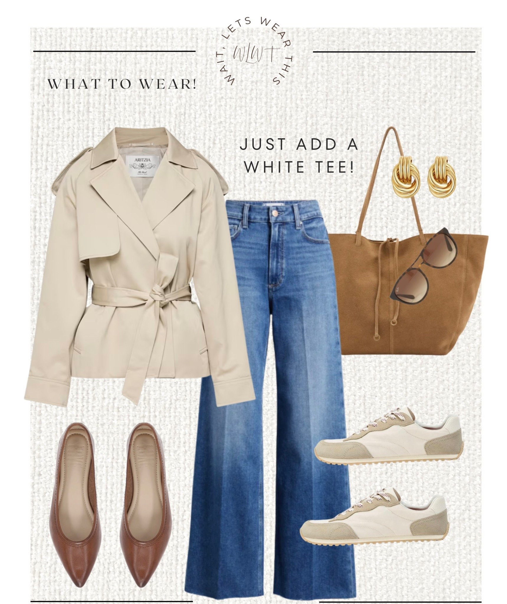 Just add a tee or tank! ⭐️ Aritzia trench may be sold out but linked other options!! 

#LTKSeasonal #LTKOver40 #LTKootd