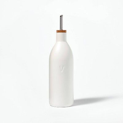 Ceramic Vinegar Pour Bottle Cream - Figmint™ | Target