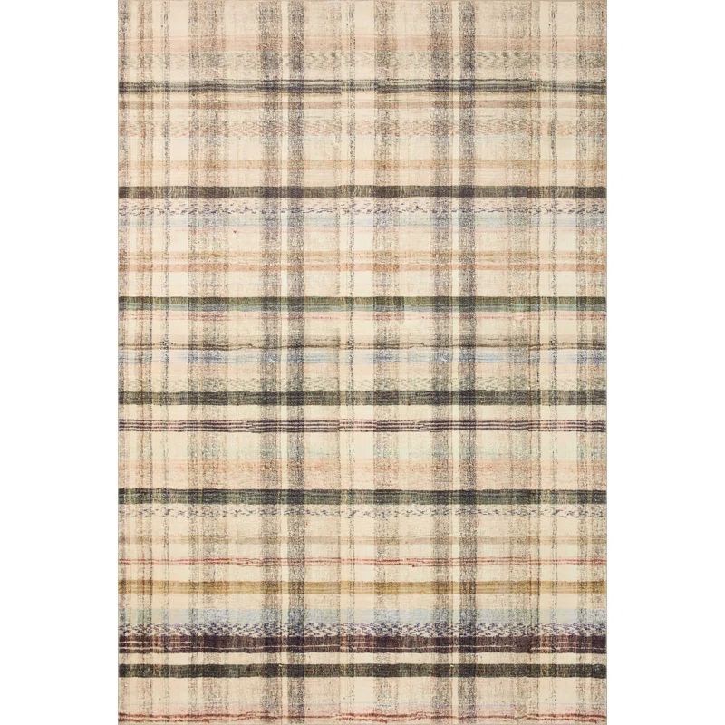 Chris Loves Julia x Loloi Humphrey Collection HUM-02 Ivory / Multi, Contemporary Area Rug | Wayfair North America