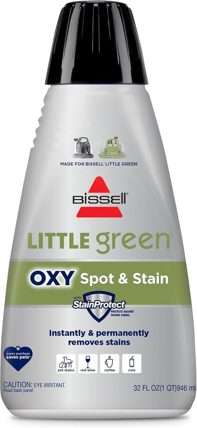 BISSELL® Little Green® Spot & Stain Formula for Portable Carpet Cleaners, 2038G | Amazon (US)