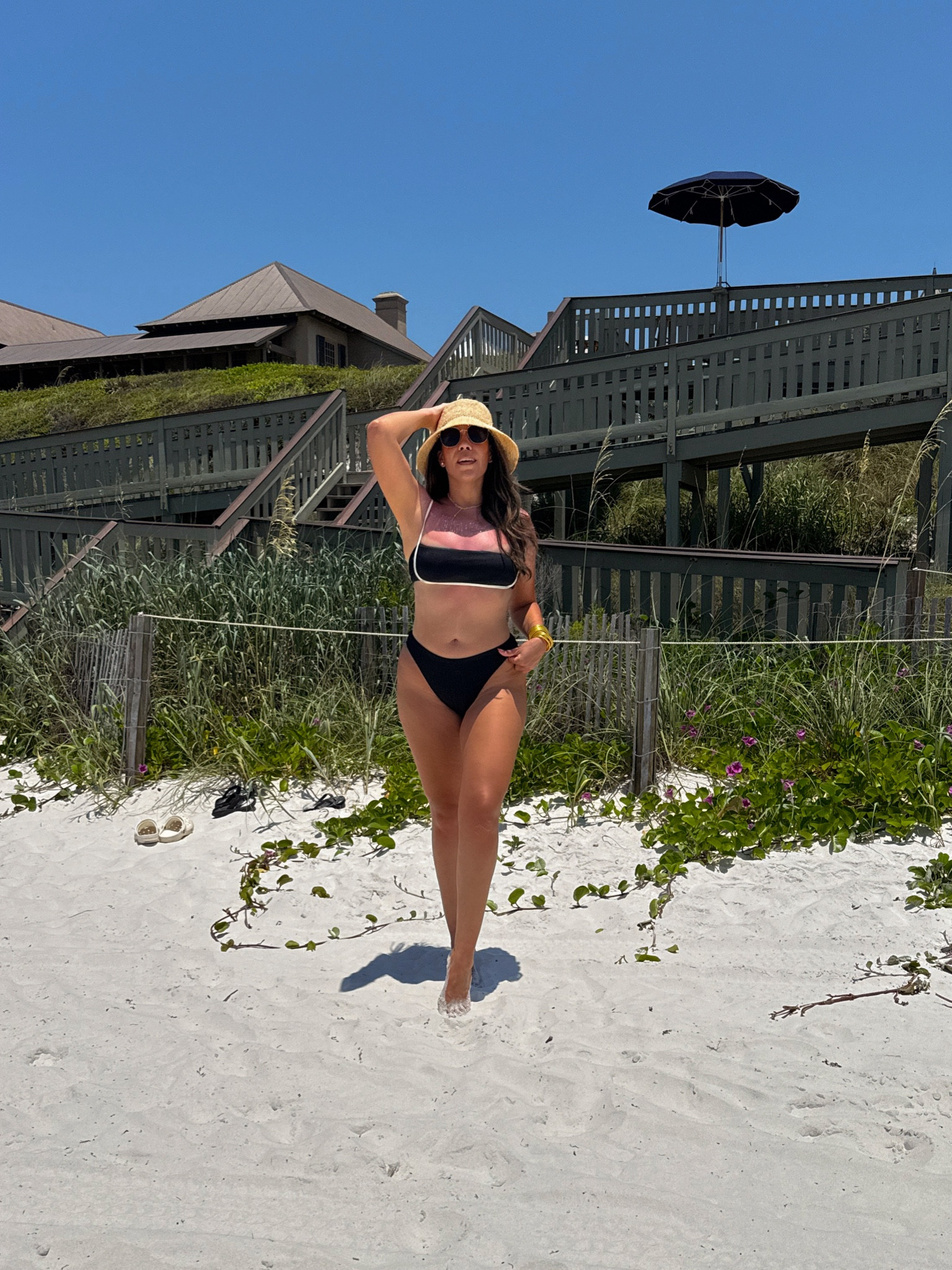 Wearing size large in bikini top and size medium in bottom (curve love).

#LTKSeasonal #LTKSwim #LTKStyleTip