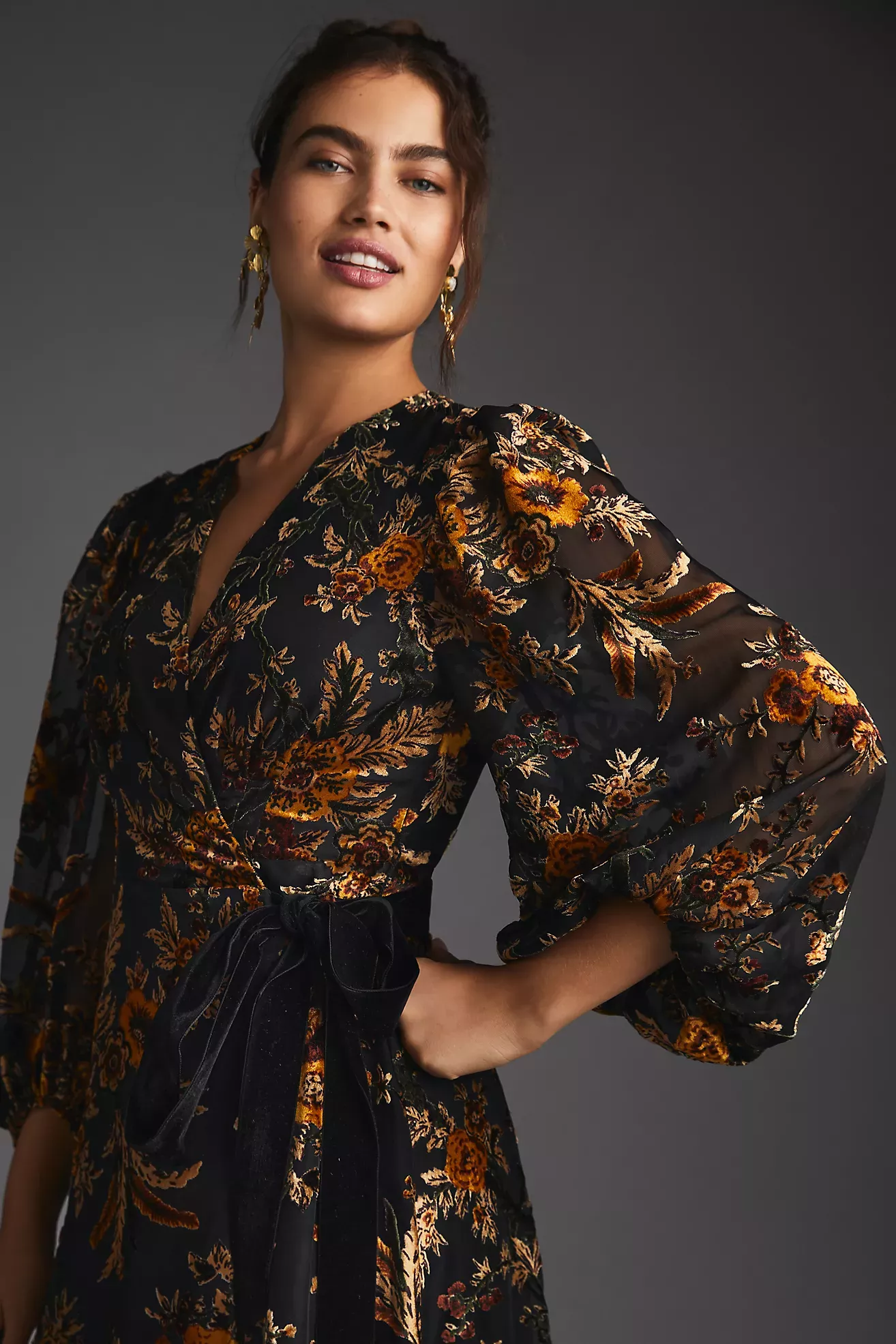 Hutch Long-Sleeve Wrap Dress curated on LTK
