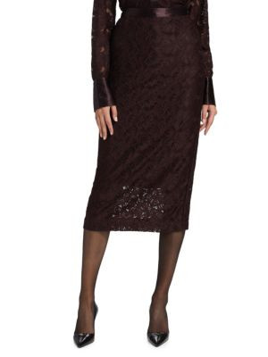 Marjorie Lace Pencil Midi-Skirt | Saks Fifth Avenue OFF 5TH