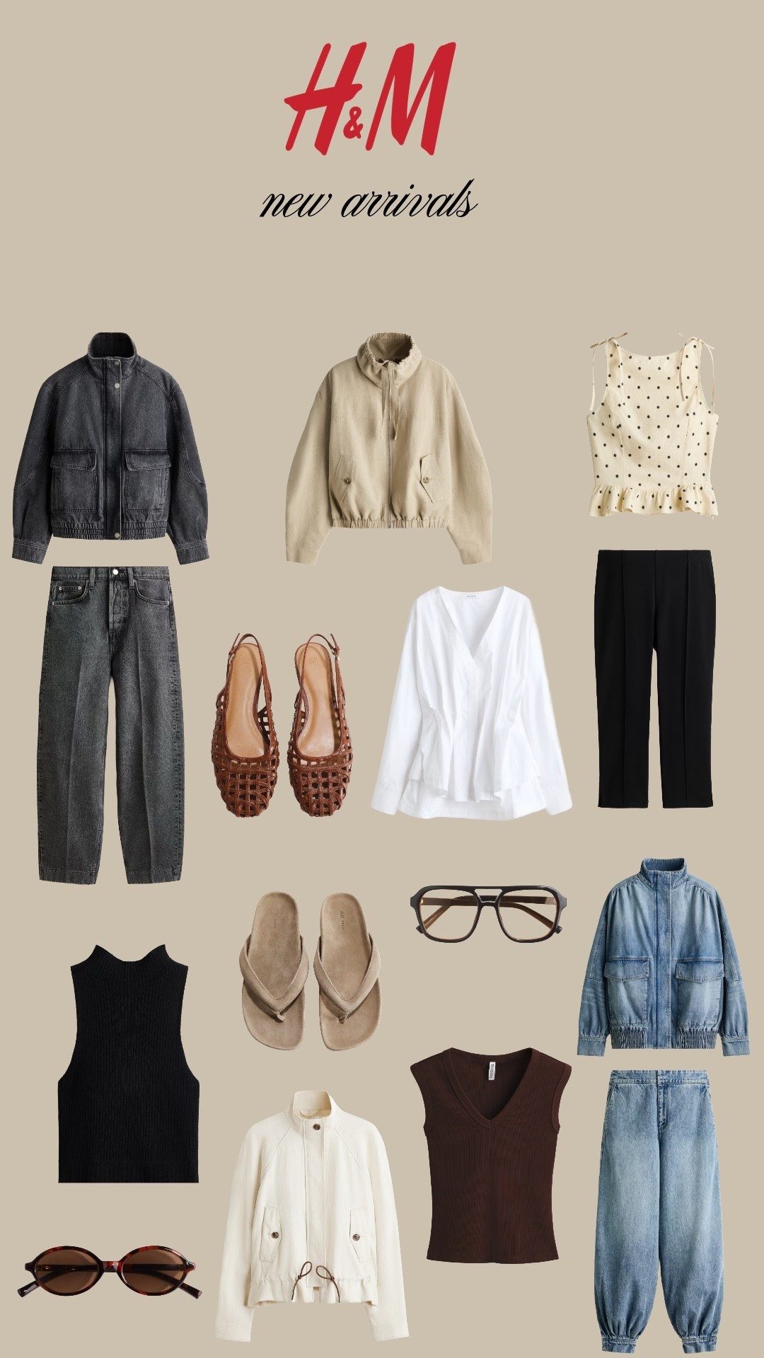 H&M new arrivals 

jeans, trench, pumps, capris, sandals, sunglasses

#LTKuk #LTKsummer #LTKspring