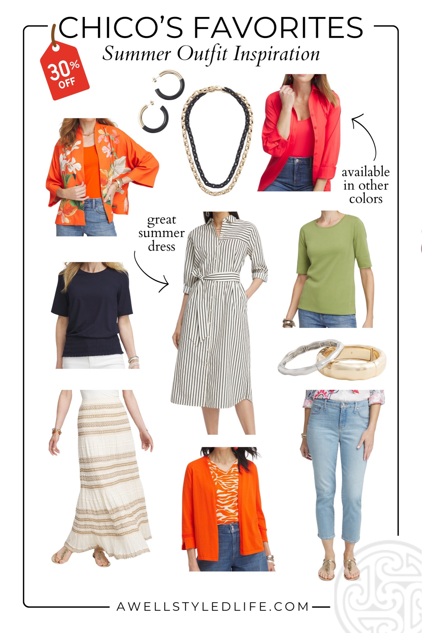 Summer Outfit Inspiration	

Take 30% off your favorite Chico's pieces.

#fashion #fashionover50 #fashionover60 #summerfashion #summeroutfit #chicos

#LTKStyleTip #LTKSeasonal #LTKSummerSales
