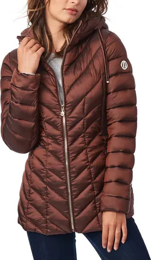 Ecoplume™ Hooded Packable Puffer Jacket | Nordstrom Rack