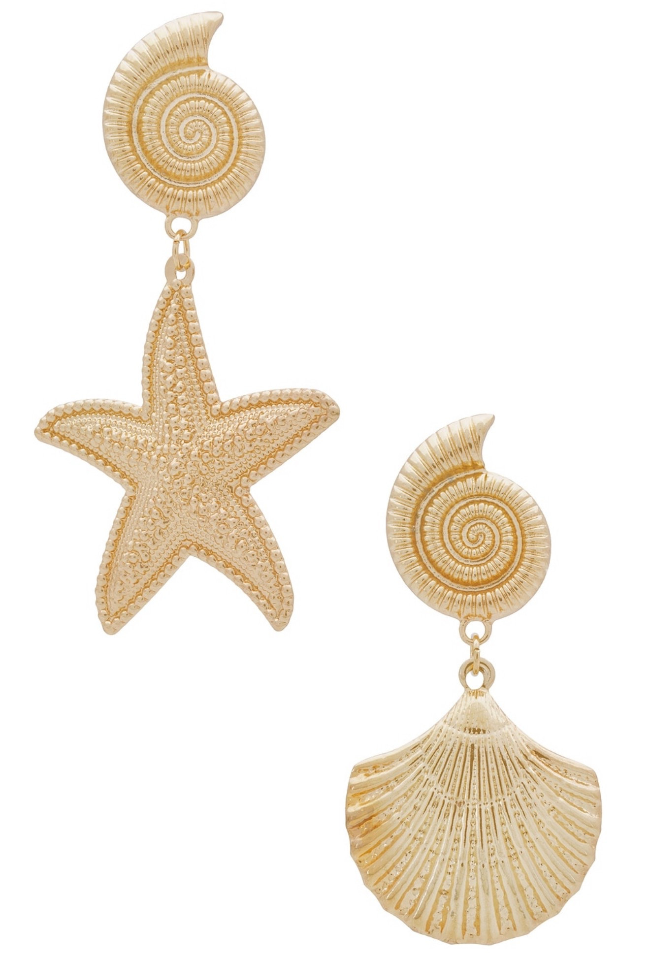Jewelry, starfish jewelry, gold drop earrings, gold earrings, shell jewelry, shell earrings, gold shell earrings, gold starfish earrings, beach jewelry, beach vacation, beach outfit, beach fashion, 

#LTKTravel #LTKFindsUnder100 #LTKBeauty