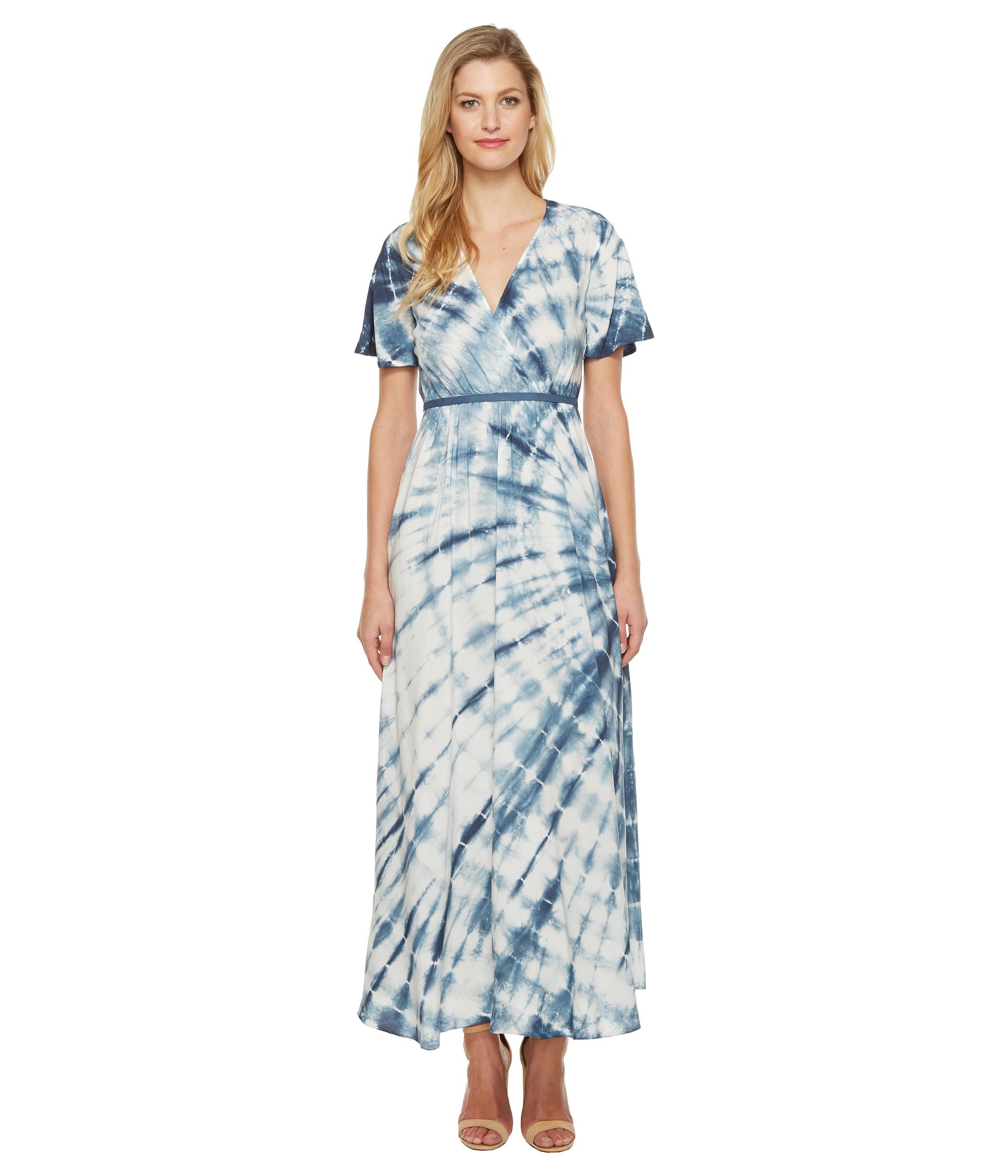 Culture Phit Fabiola Short Sleeve Tie-Dye Maxi Dress | Zappos