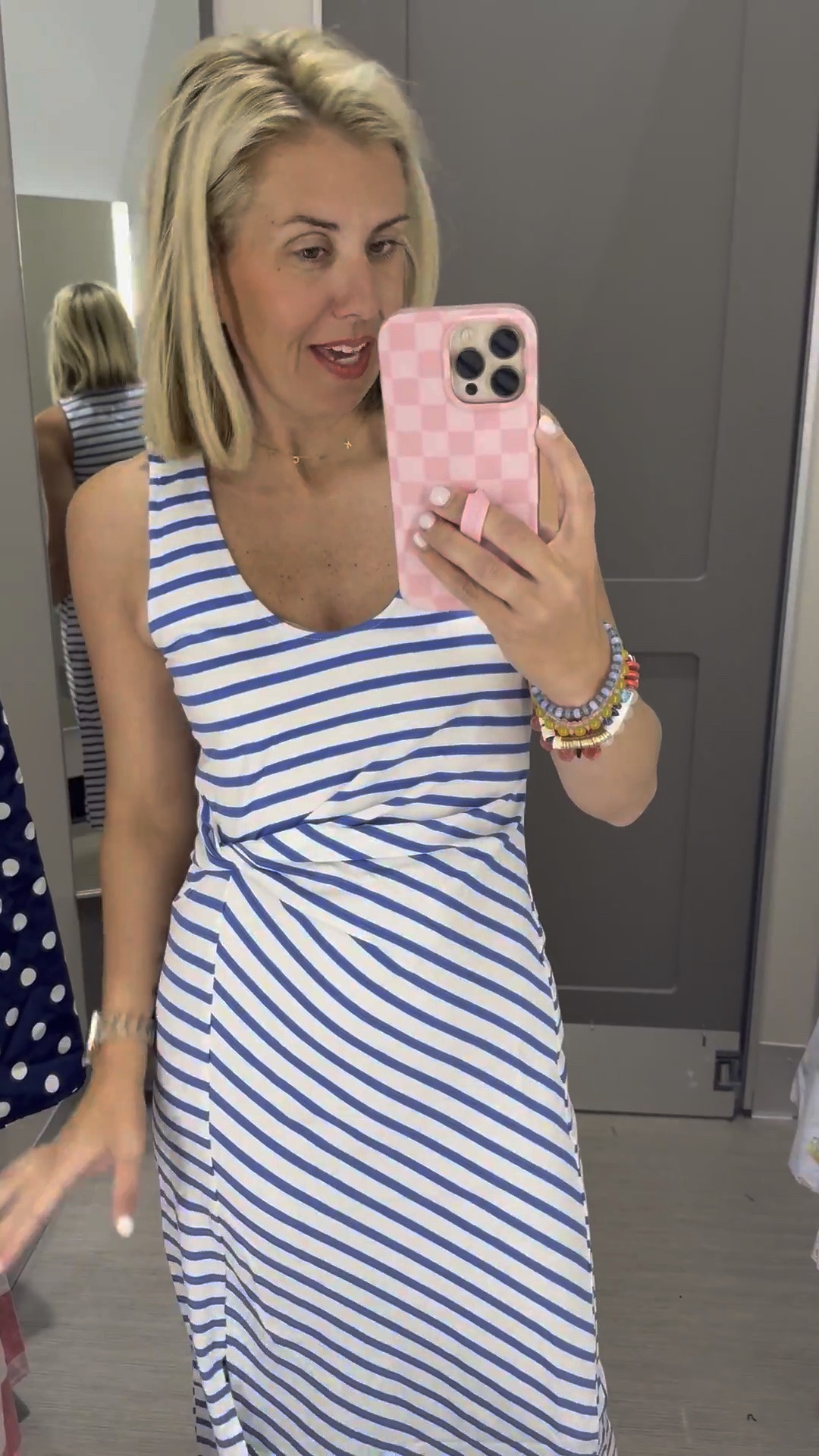 Hello cuteness! Love the stripes going in different directions and the tie waist….so flattering. I’m in size small. 

 *Use my code Catherine20 at A+B
 *Use code Mixandmatchmadness at Loopy

#LTKmomlife #LTKSeasonal #LTKdayinmylife