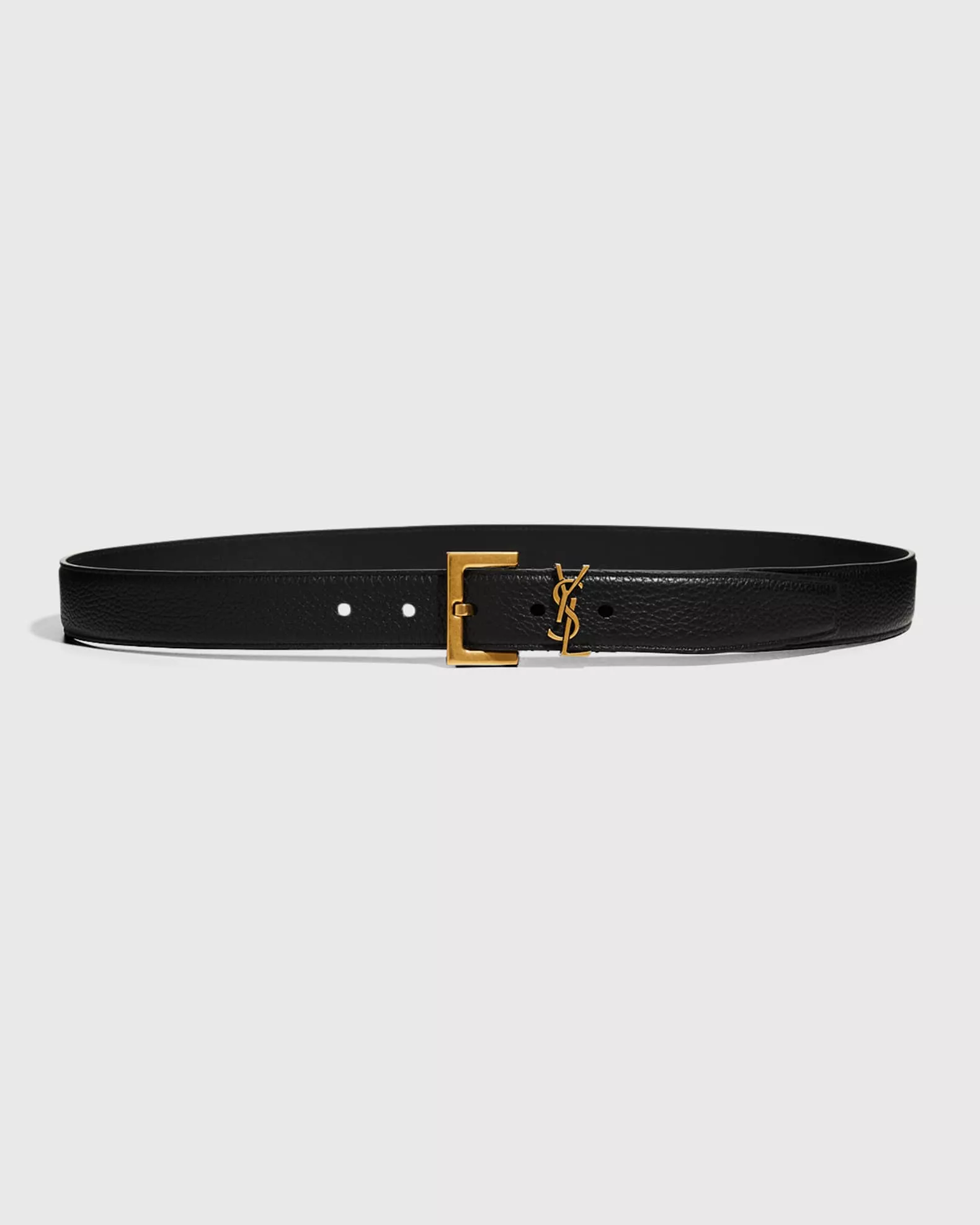 Saint Laurent YSL Calf Leather Belt curated on LTK