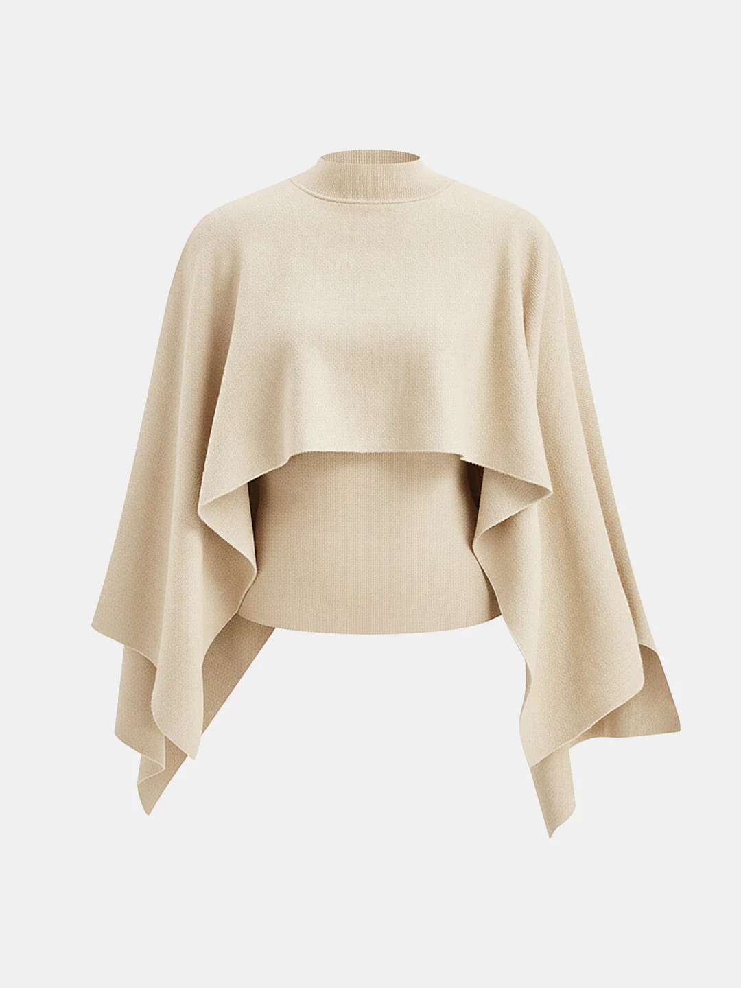 Tank Top & Capelet Knit Two-Piece Set | Commense