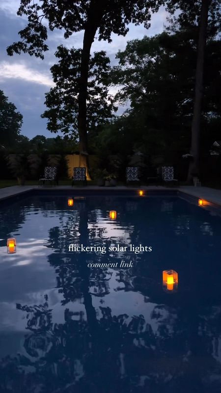 This is an amazing Amazon summer find. Dine al fresco poolside with these illuminating floating solar lights. Safe to float, swim and enjoy the evenings. 

#LTKSeasonal #LTKParties #LTKHome