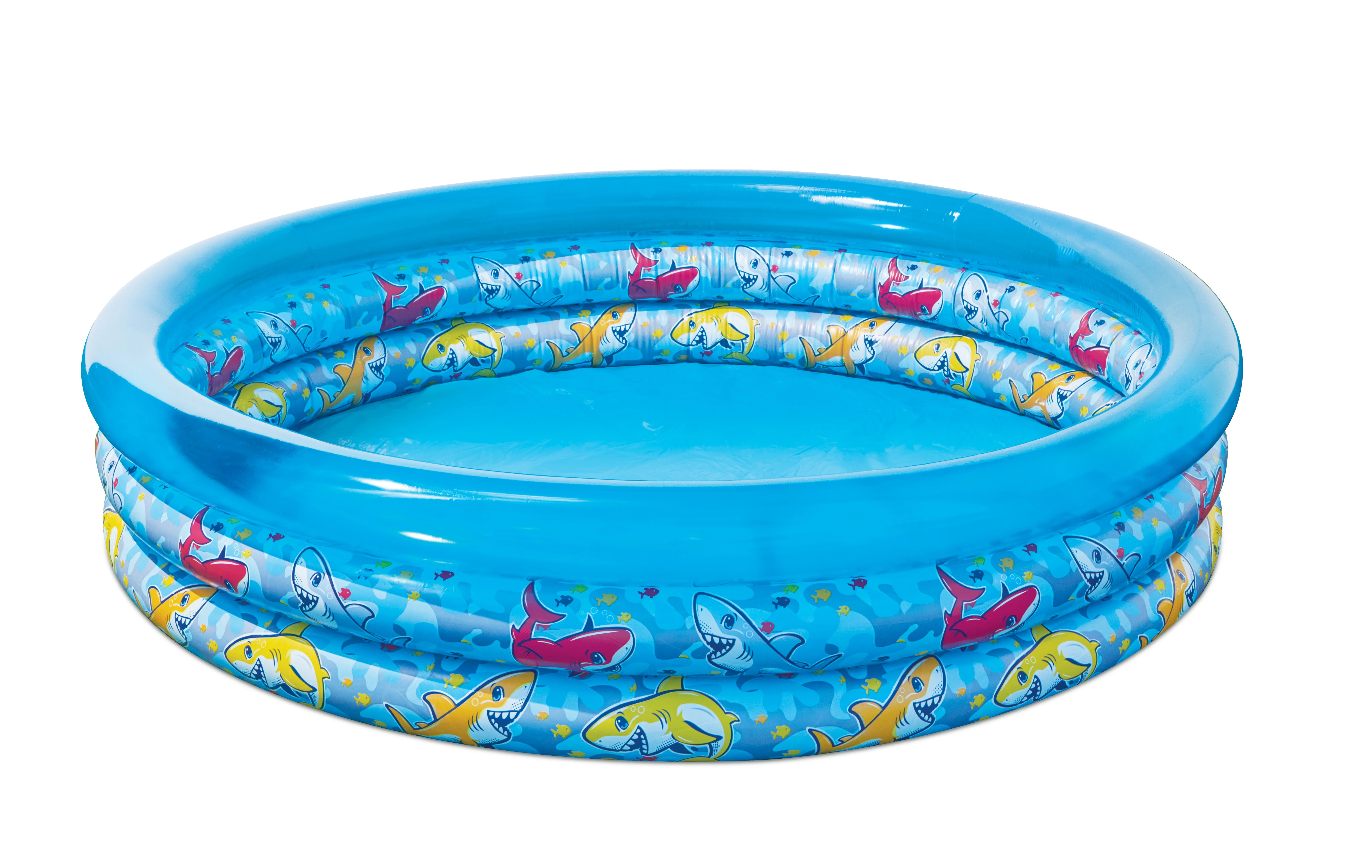 Play Day 3 Ring Shark Pool, Blue | Walmart (US)