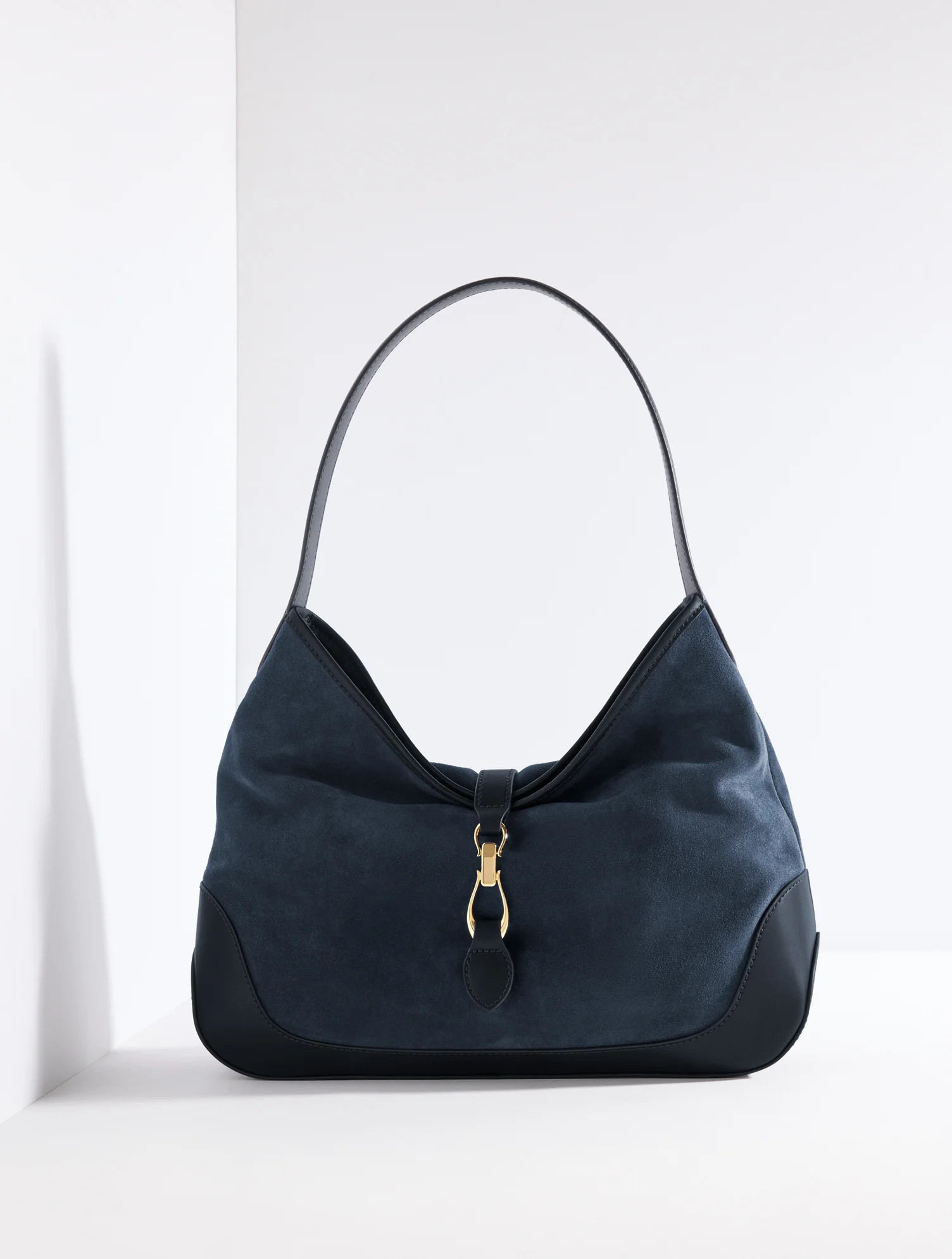 Suede Shoulder Bag - Indigo - 001 Talbots | Talbots