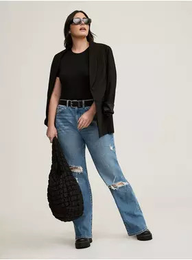 Baggy High-Rise Straight Jean | Torrid (US & Canada)