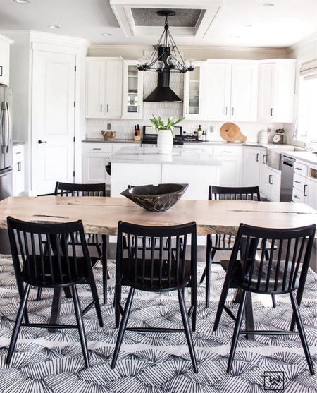 Black and white kitchen design (from our Washington home) 

#LTKhome