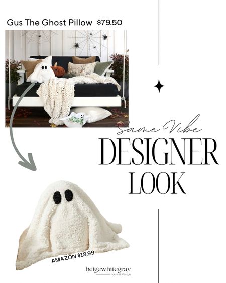 Get the Gus the ghost pillow for a fraction of the price. 

#LTKSeasonal #LTKHalloween #LTKhome