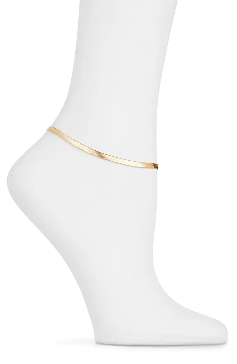 Rainbow Unicorn Birthday Surprise Rainbow Unicorn Bday Surprise Snake Chain Anklet | Nordstrom | Nordstrom