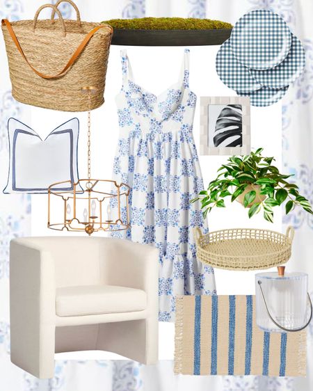 Give me all the pops of blue! This dress is beautiful 🤍

Amazon, Amazon home, Amazon finds, Amazon must haves, target, target home, neutral home decor, faux plant, woven tote, checkered plates, chandelier, upholstered chair, rug, frame, rug, tray, ice bucket, dress, summer dress, fashion finds 

#LTKstyletip #LTKfit #LTKhome