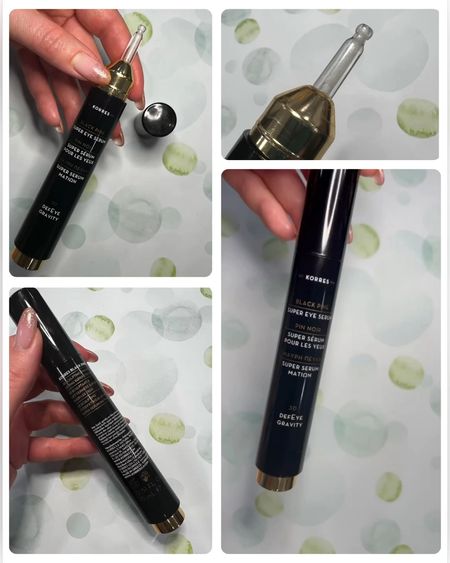 UNIQUE Quality of this particular EYE Serum is that it can be applied to BOTH - Upper (lifting effect) and LOWER areas of the eye (de puff & illuminate the dark circles)! 

Clean ingredients from this awesome Greek Brand! 

Made the Allure’s Best Products LIST recently! 

Nice packaging & Great Results for aging skin 🙂

#LTKstyletip #LTKGiftGuide #LTKbeauty