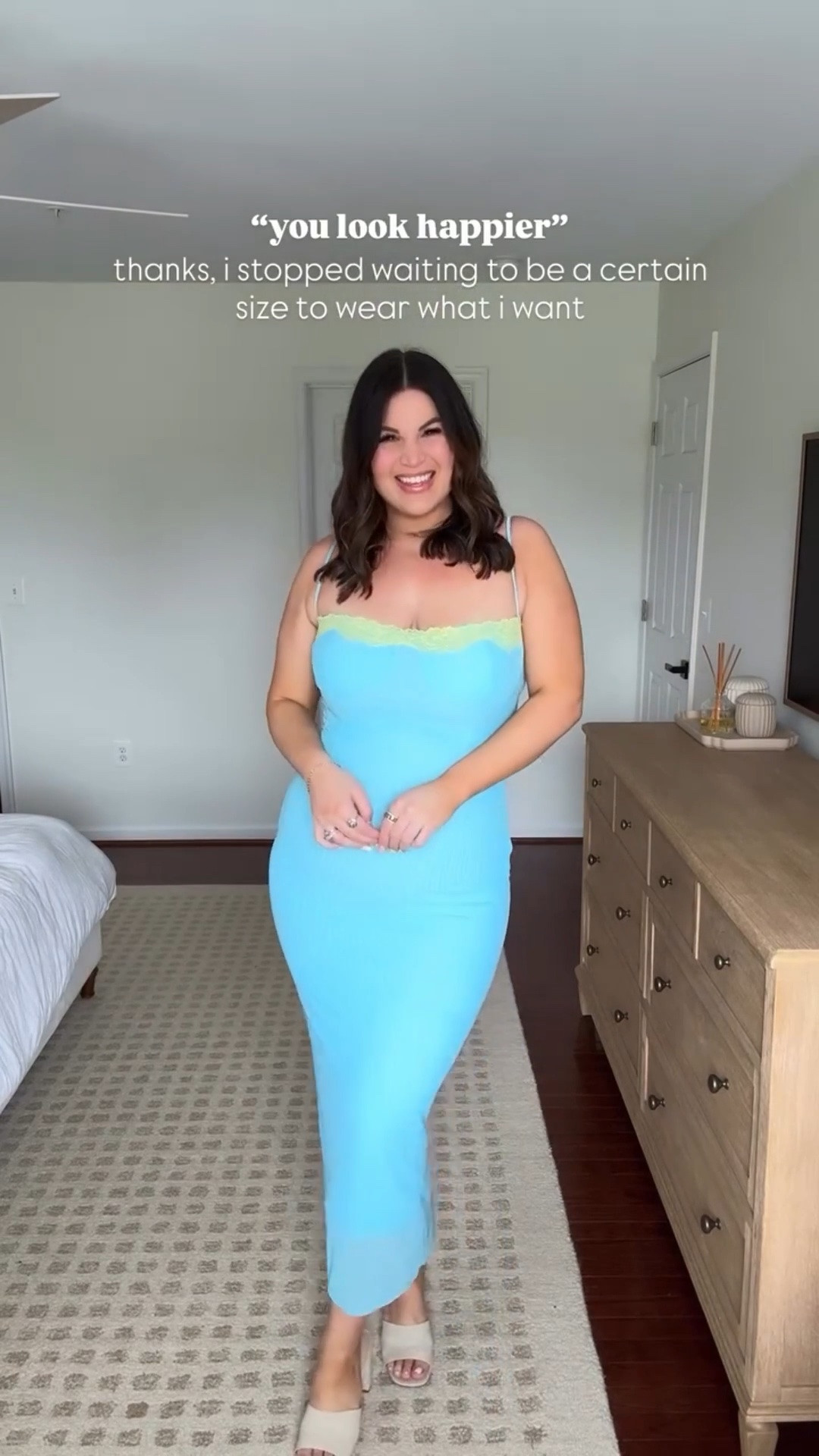 I’m loving these summer colors!!

Dress + shapewear - xl 
Heels - 10

Amazon fashion, summer fashion, summer style, midsize fashion

#LTKootd #LTKMidsize #LTKTall