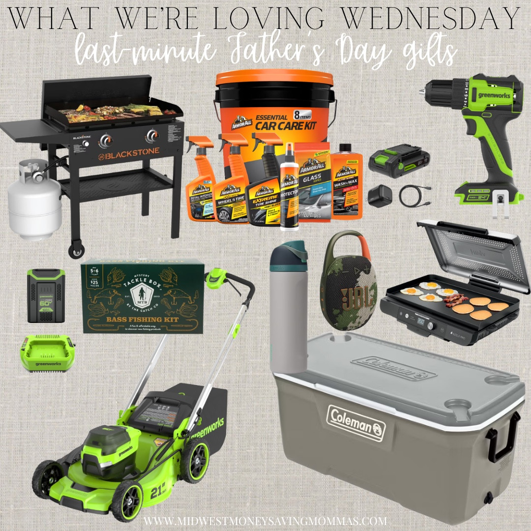 Last-minute Father’s Day gifts 

What We’re Loving Wednesday

Gifts for him gifts for dad gifts for husband gift guide Walmart finds

#LTKmomlife #LTKSeasonal #LTKMens