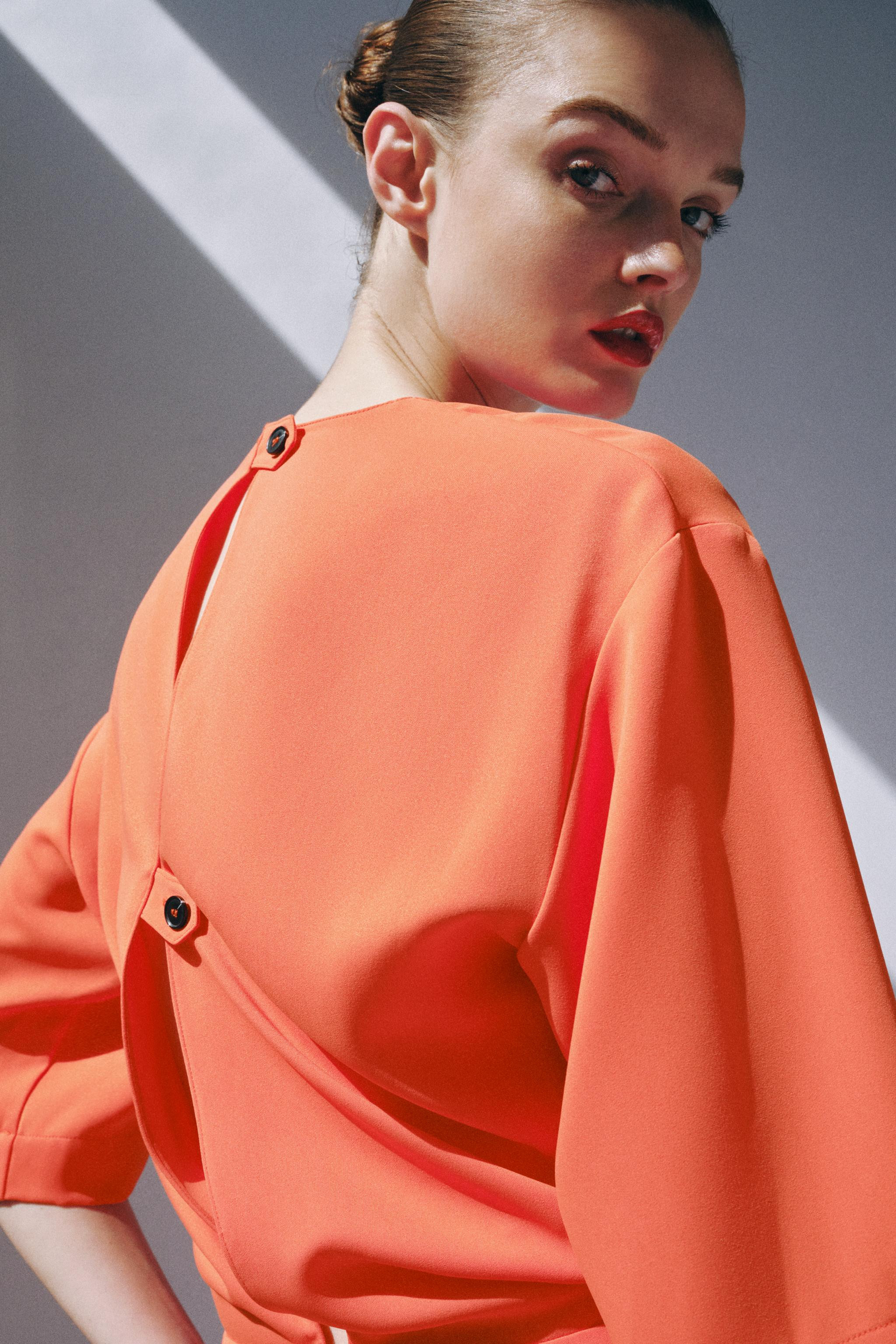 ZW COLLECTION DRAPED MIDI DRESS | Zara US
