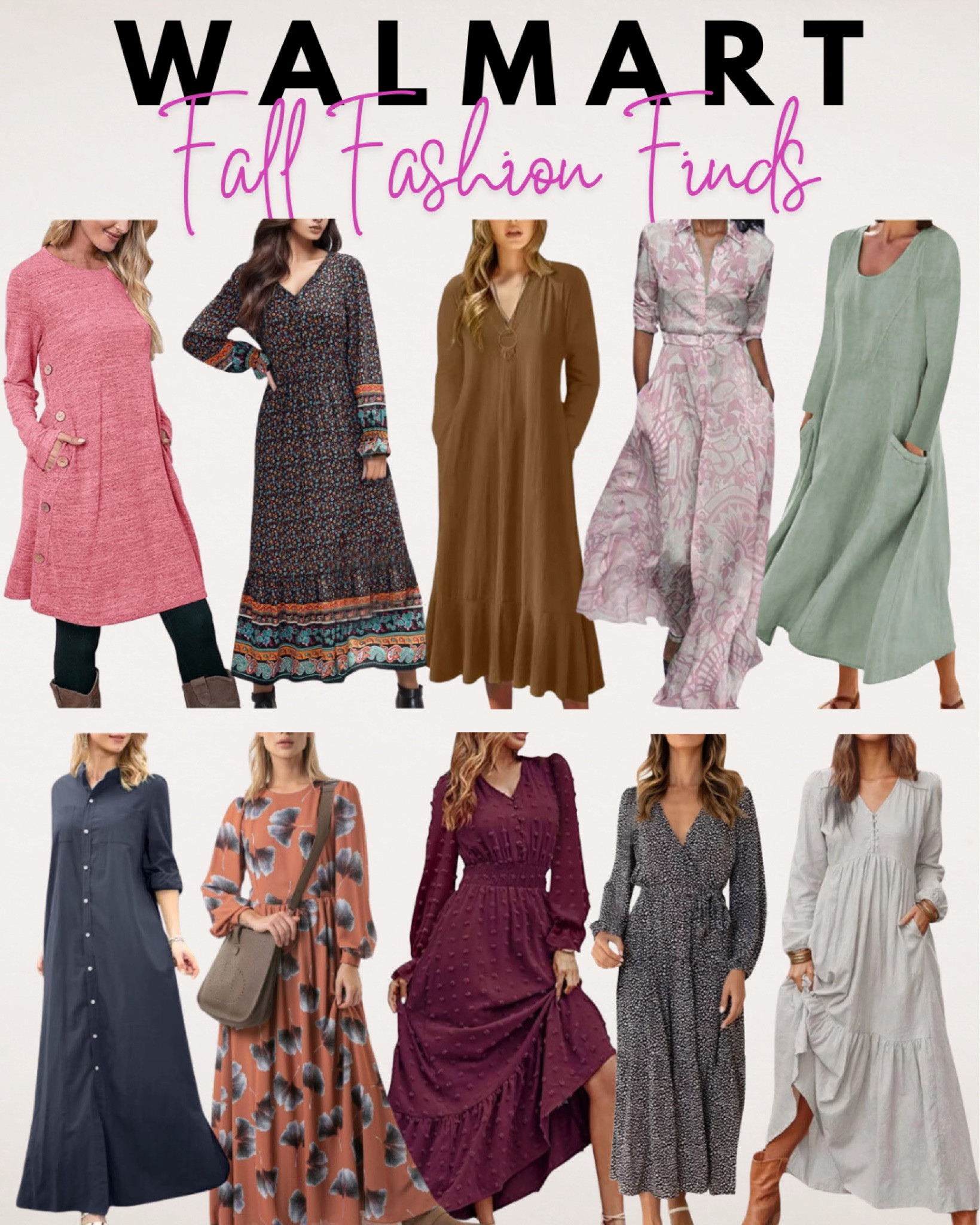 Make a statement this season with these beautiful Walmart maxi dresses. Style and comfort in one! #MaxiDressStyle #FallWardrobe

#LTKSeasonal #LTKFindsUnder50 #LTKFallSale