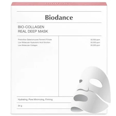BIODANCE Bio-Collagen Real Deep Mask Hydrating Overnight Mask Pore Minimizing Elasticity Improvement 34g x4ea | Walmart (US)