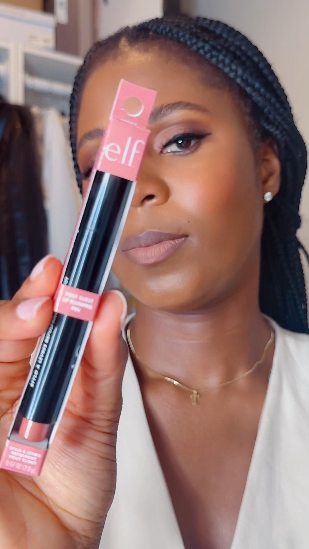 The new Elf tinted moisturizing lip plumping pen is a 3 in 1 plumper, gloss, and balm with a tingling cooling sensation. Color: pinky out 

#LTKFindsUnder50 #LTKBeauty #LTKStyleTip