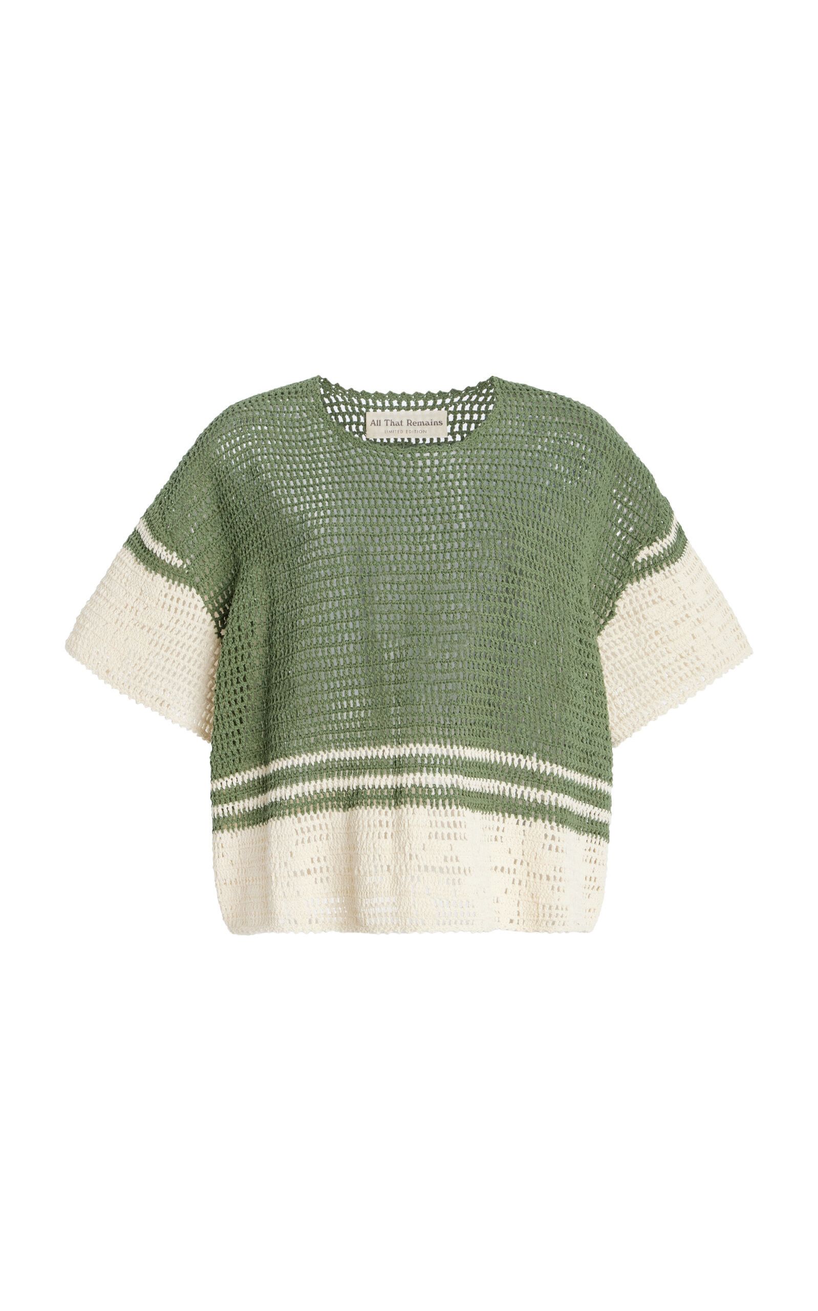 All That Remains - Exclusive Willow Lace-Detailed Crocheted-Cotton Top - Green - AU 8 - Moda Operandi | Moda Operandi (Global)