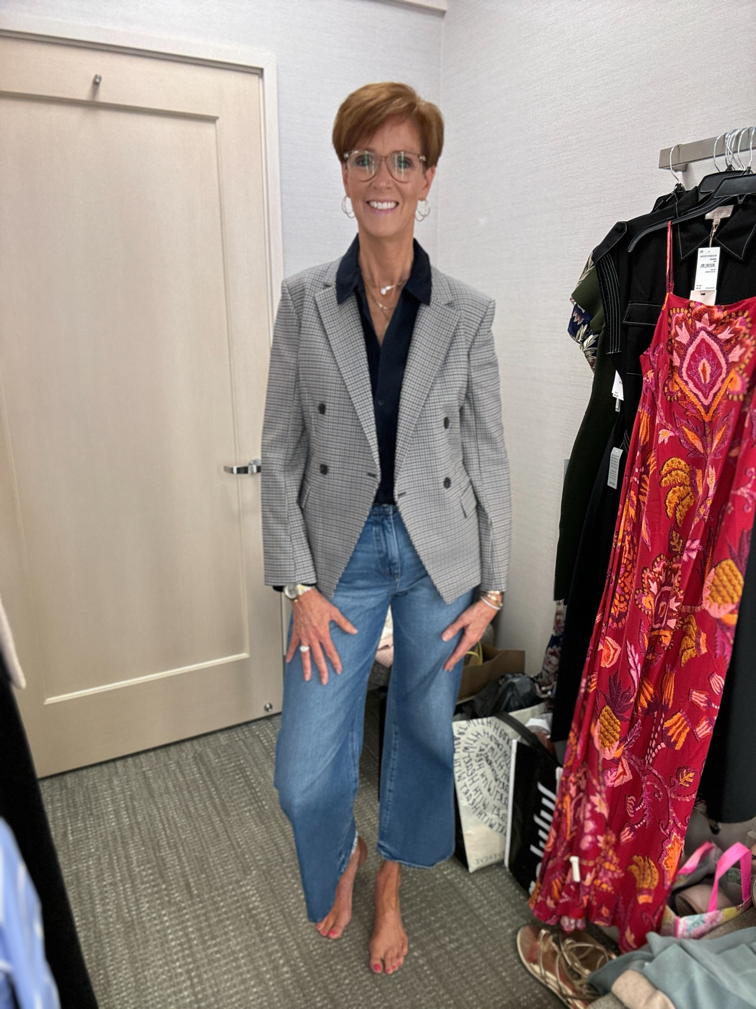 Nordstrom Anniversary sale
Theory knit plaid double breasted blazer

Hi I’m Suzanne from A Tall Drink of Style - I am 6’1”. I have a 36” inseam. I wear a medium in most tops, an 8 or a 10 in most bottoms, an 8 in most dresses, and a size 9 shoe. 

Over 50 fashion, tall fashion, workwear, everyday, timeless, Classic Outfits

fashion for women over 50, tall fashion, smart casual, work outfit, workwear, timeless classic outfits, timeless classic style, classic fashion, jeans, date night outfit, dress, spring outfit, jumpsuit, wedding guest dress, white dress, sandals

#LTKStyleTip #LTKSummerSales #LTKxNSale