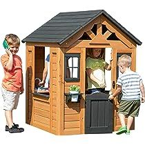 Backyard Discovery Sweetwater All Cedar Wooden Playhouse | Amazon (US)