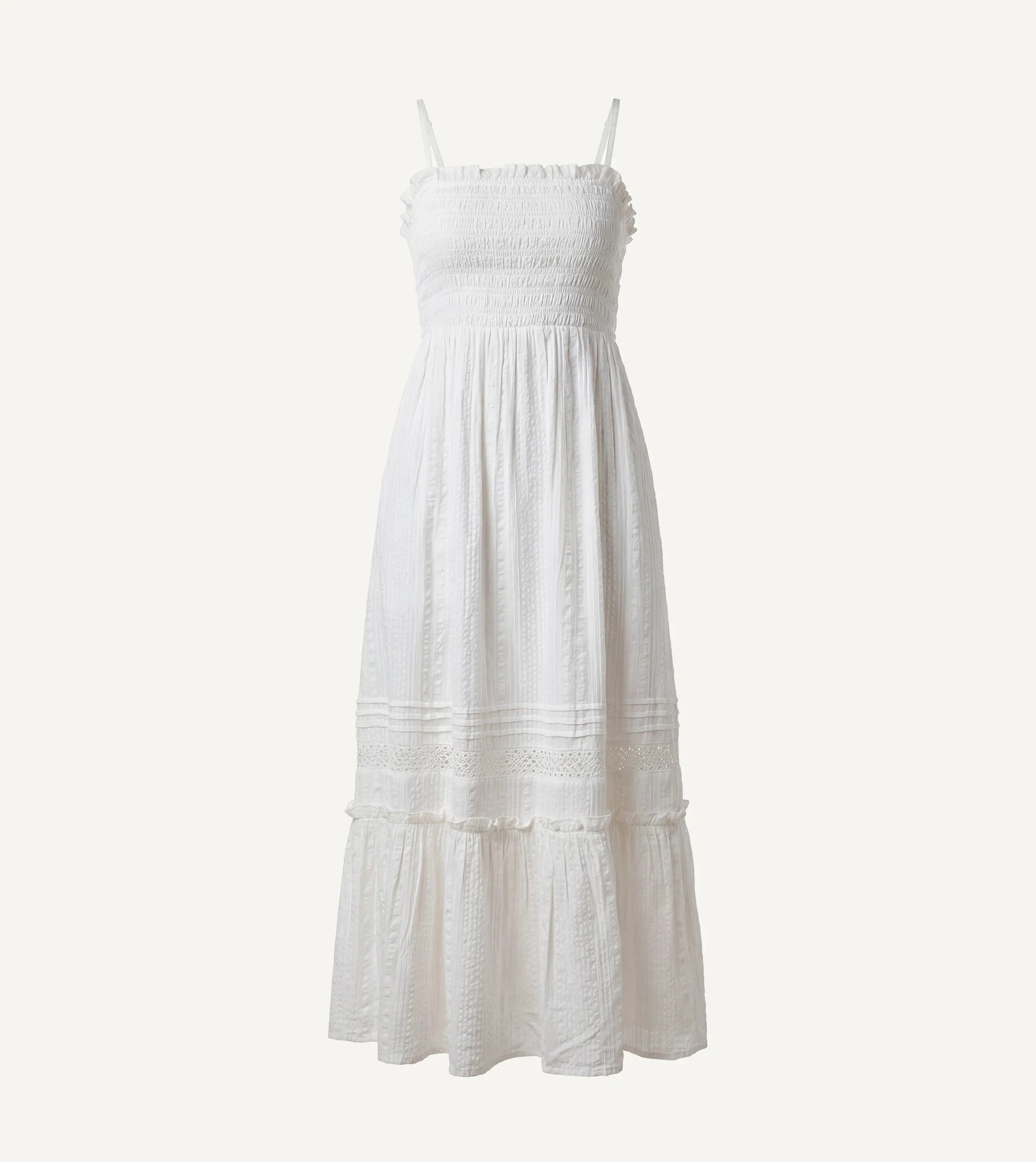 Magnolia Ankle Dress | Ivory | Cleobella