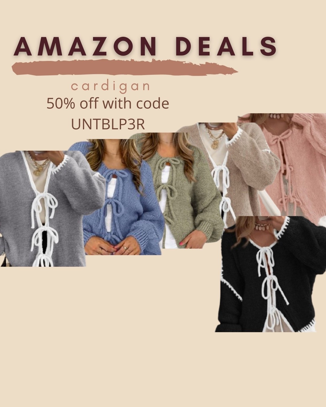 $19 ends 10/2

Amazon fashion
Amazon deals
Tie cardigan
Teacher outfit

#LTKSaleAlert