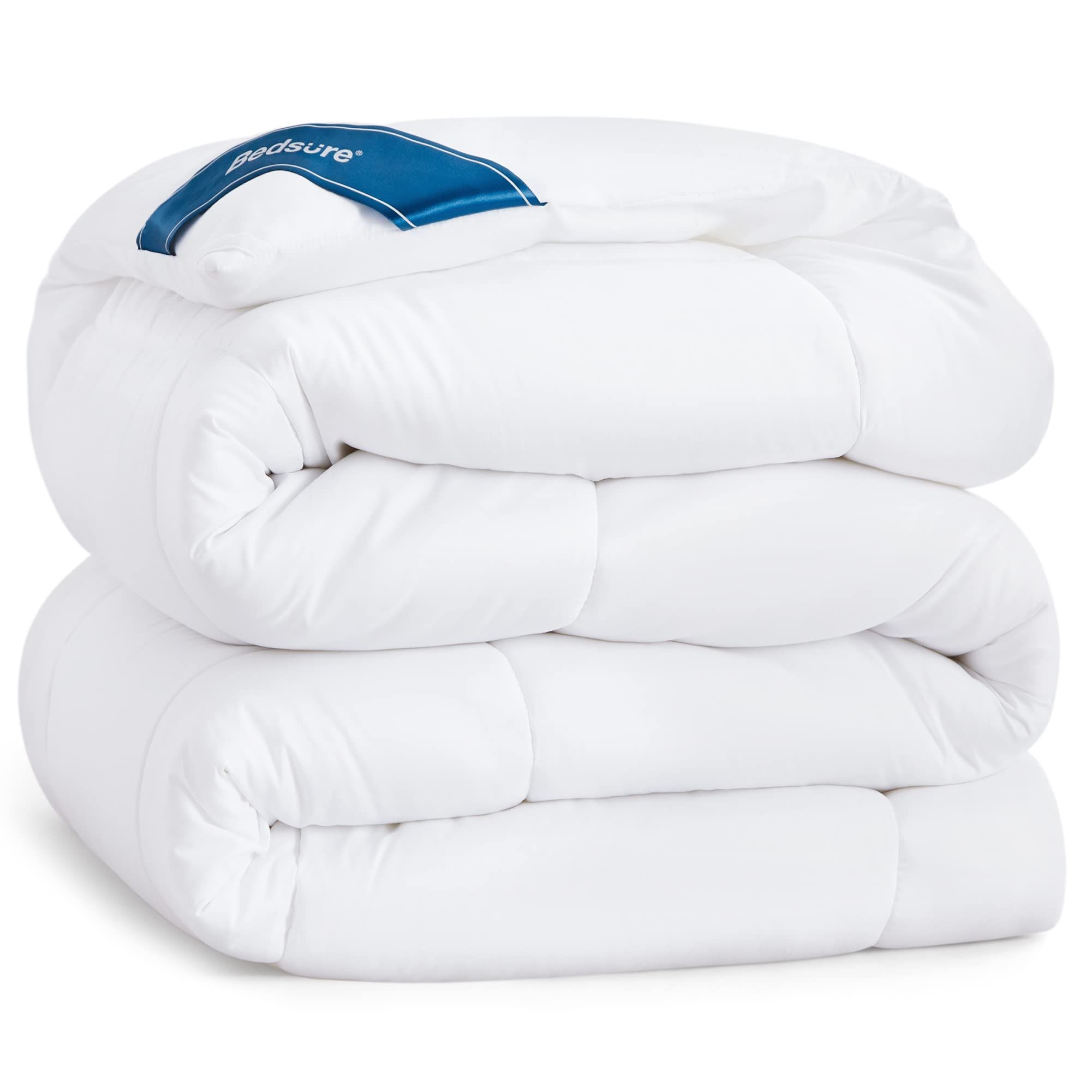 Bedsure Comforter Duvet Insert - Down Alternative White, King Size, Quilted, All Season, Corner Tabs | Amazon (US)