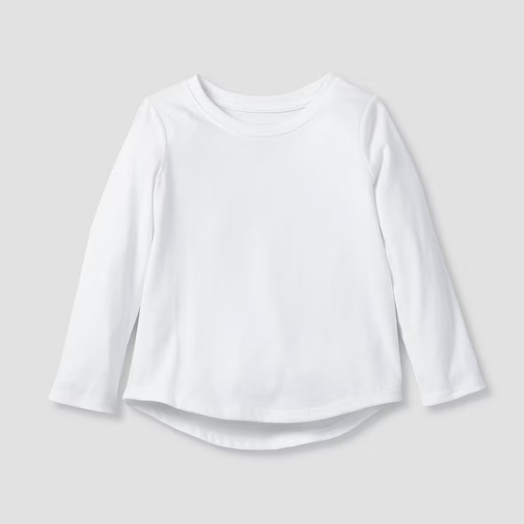 Toddler Girls' Solid Long Sleeve T-Shirt - Cat & Jack™ | Target