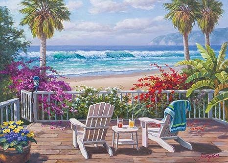 Sung Kim Art - Landscape Art Jigsaw Puzzle 1000 Piece for Adults (Coastal View II) | Amazon (US)