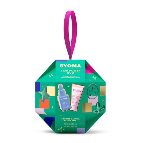 BYOMA Star Power Duo (2-Piece Kit) - Skincare Gift Set with Hydrating Serum 15mL & Moisturizing Gel Cream 15mL - Skin Barrier Repair Face Serum & Moisturizer | Amazon (US)