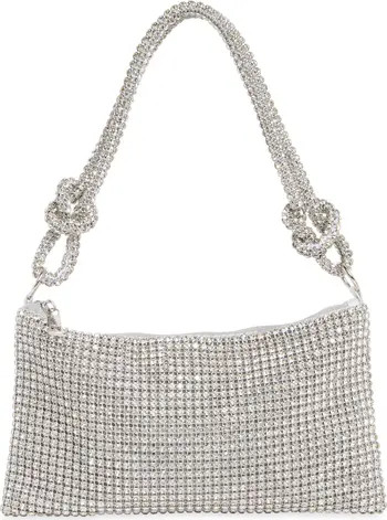 Jessica McClintock Dolly Oversize Rhinestone Mesh Shoulder Bag | Nordstromrack | Nordstrom Rack