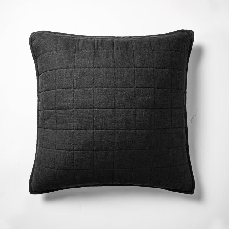 Heavyweight Linen Blend Quilt Pillow Sham - Casaluna™ | Target