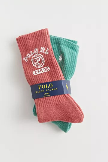 Polo Ralph Lauren Crest Crew Sock 2-Pack | Urban Outfitters (US and RoW)