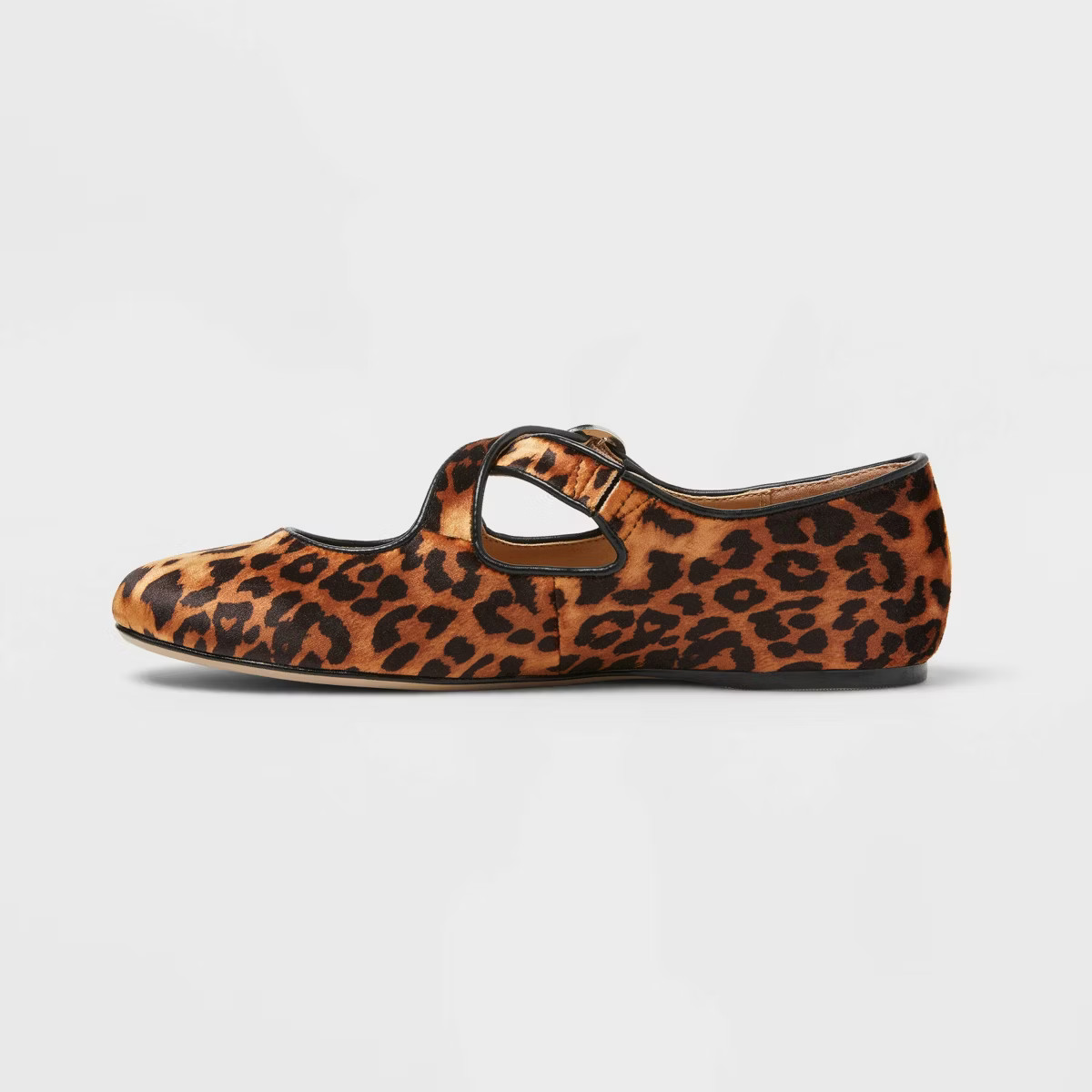 Women’s Tasmin Leopard Print Flats – A New Day™ Light Brown | Target