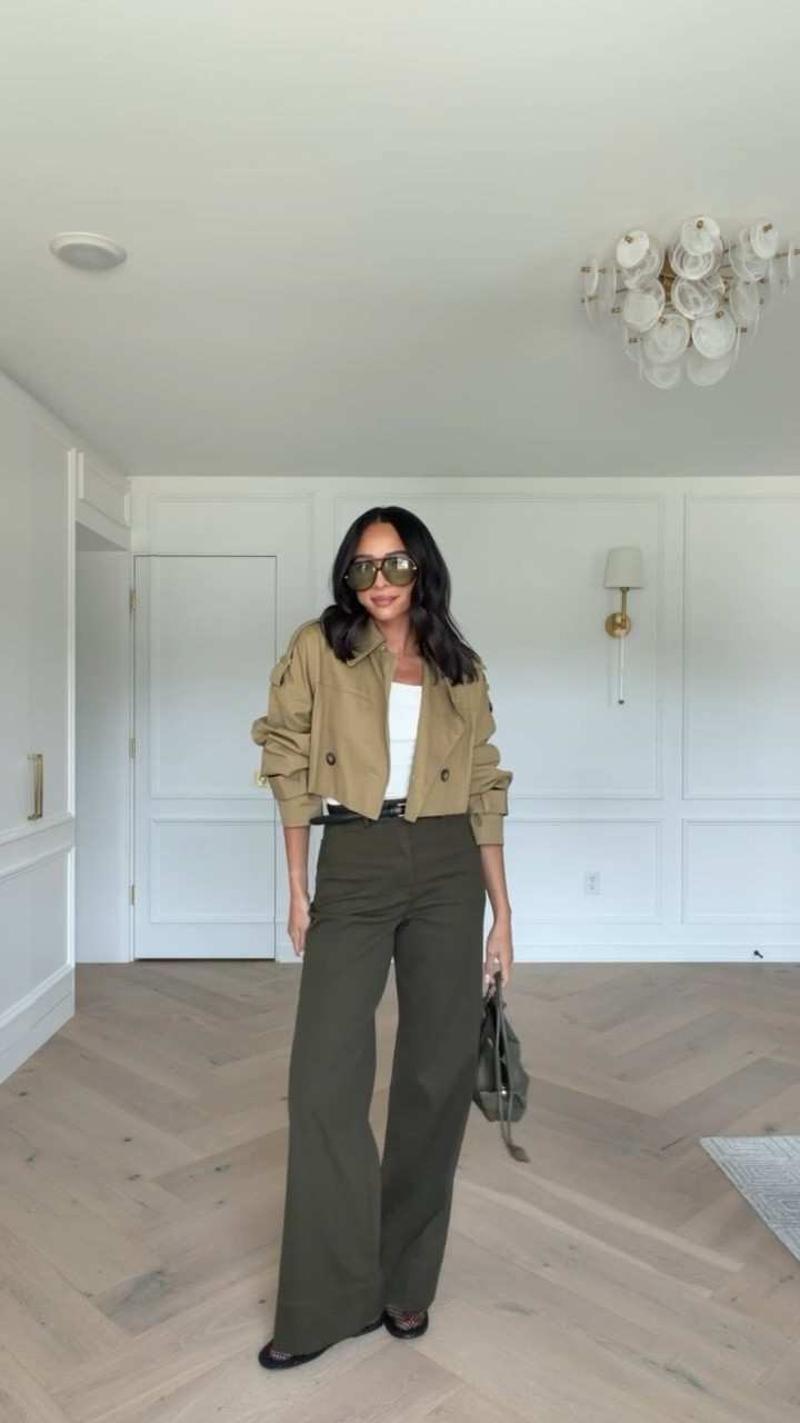 Use code NENAXSPANX to save 15% off your first order! The color of these pants is so perfect for transitioning into fall! Wearing size S scoopneck tank, size S cropped trench and size S Tall wide leg pants 

casual chic outfit, work from home outfit, errands outfit, work outfit, office outfit, workwear, business casual workwear, back to school outfits, teacher outfits

#LTKSeasonal #LTKWorkwear